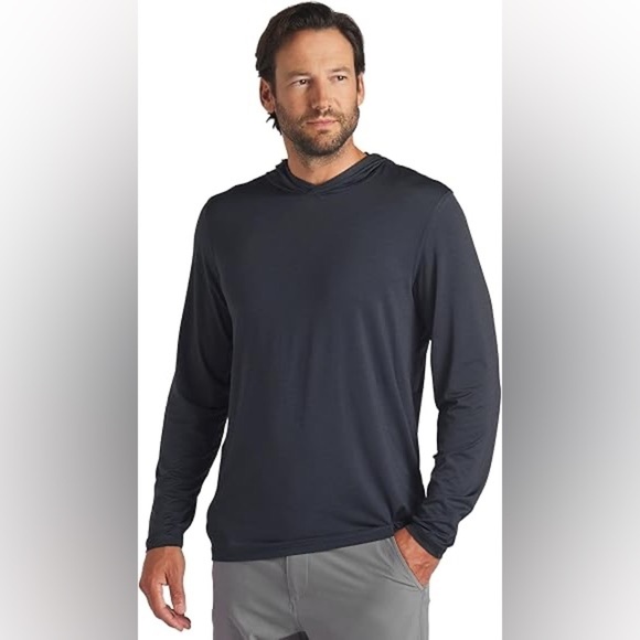 QÔR Gray Merino Blend Pullover Hoodie M - Picture 1 of 6